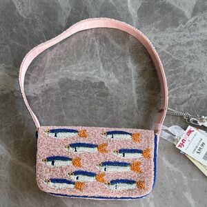 VIRAL Pink Beaded Sardine Shoulder Bag!